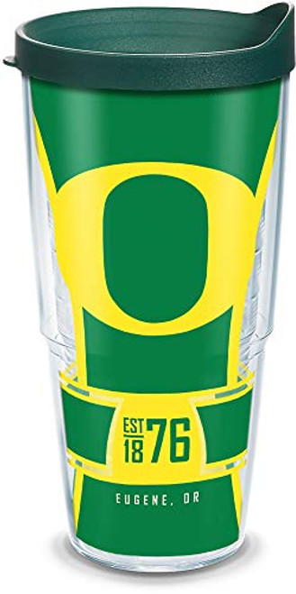 Tervis Oregon Ducks Spirit Insulated Tumbler with Wrap and Hunter Green Travel Lid 24 oz Clear Tervis Oregon Ducks Spirit Insulated Tumbler with Wrap and Hunter Green Travel Lid 24 oz Clear