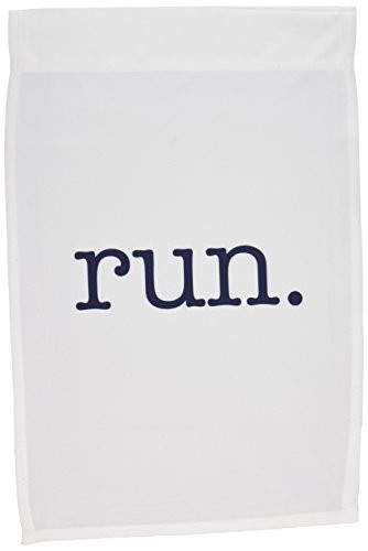 3dRose Fl1498401 RunRunningJoggingMarathon Runners Garden Flag 12 by 18Inch