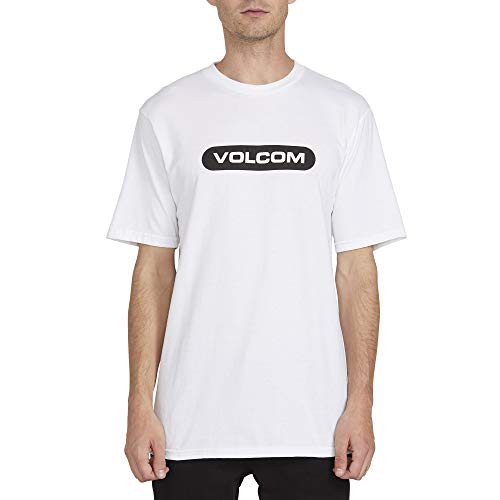 Volcom Mens New Euro Short Sleeve Tee White Small