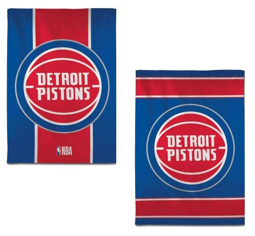 WinCraft NBA Detroit Pistons Vertical Flag 28x40 inches 2 Sided