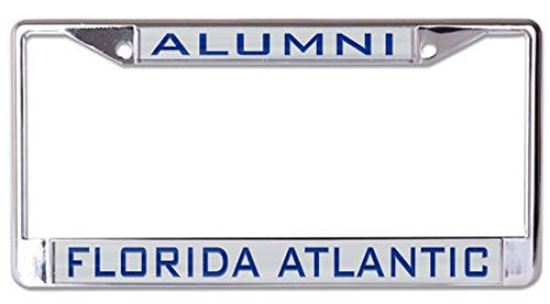WinCraft Florida Atlantic University Owls Alumni Premium License Plate Frame Chrome Plated Metal with Inlaid Acrylic WinCraft Florida Atlantic University Owls Alumni Premium License Plate Frame Chrome Plated Metal with Inlaid Acrylic