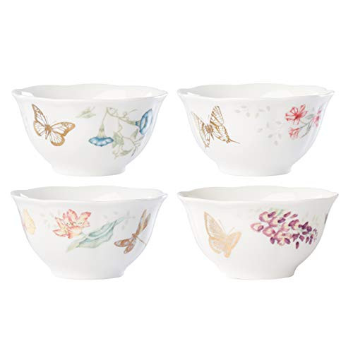 Lenox Butterfly Meadow Gold 4Piece Bowl Set 265 LB Multi