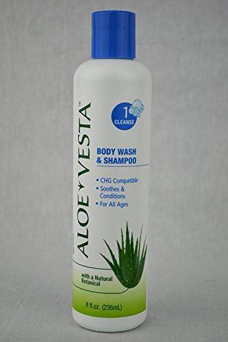 Aloe Vesta 2n1 Body Wash and Shampoo 8 oz  Pack of 12