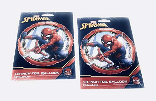 Marvel SpiderMan 18 Foil Balloons ~ 2 count