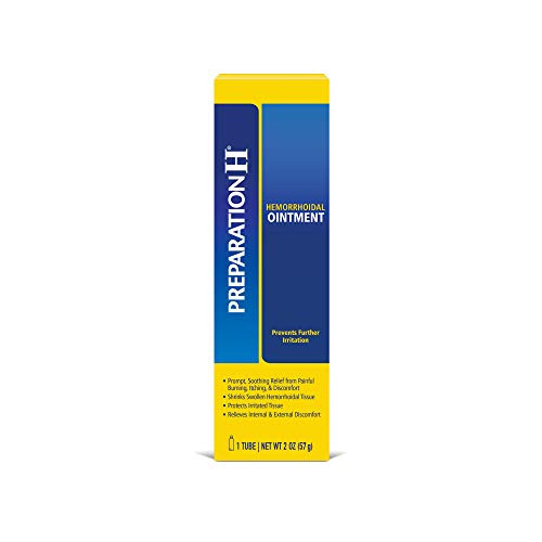 PREPARATION H Hemorrhoid Symptom Treatment Ointment Itching Burning  Discomfort Relief Tube 20 Ounce