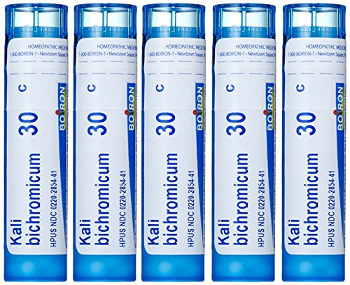 Boiron Kali Bichromicum 30C Pack of 5 Homeopathic Medicine for Colds
