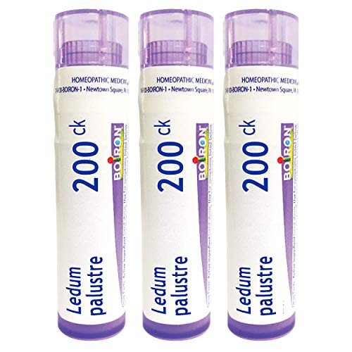 Boiron Ledum Palustre 200ck Homeopathic Medicine for Insect Bites or Bruising 3 Count Boiron Ledum Palustre 200ck Homeopathic Medicine for Insect Bites or Bruising 3 Count
