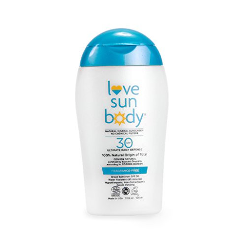 Love Sun Body 100 Natural Origin Mineral Sunscreen SPF 30 FragranceFree 338 oz 100 ml Cosmos Natural Love Sun Body 100 Natural Origin Mineral Sunscreen SPF 30 FragranceFree 338 oz 100 ml Cosmos Natural
