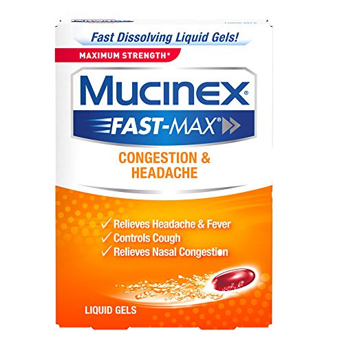 Mucinex FastMax Max Strength Congestion  Headache Liquid Gels 16ct