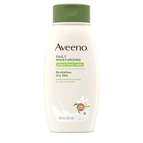 Aveeno Active Naturals Daily Moisturizing Body Yogurt Body Wash Vanilla And Oats 18oz