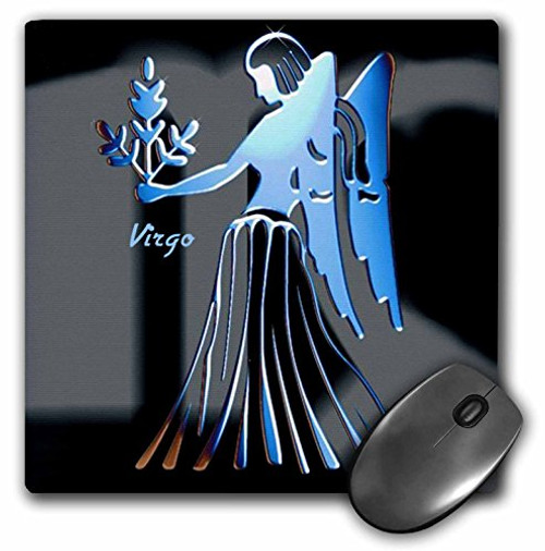 3dRose LLC 8 x 8 x 025 Inches Virgo Zodiac Sign Mouse Pad mp9261