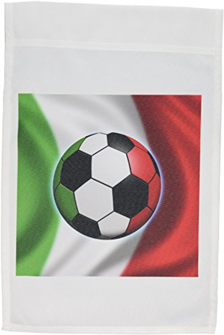 3dRose fl1550531 Italy Soccer Ball Concept Italian Flag Banner Waving National Country Garden Flag 12 by 18Inch 3dRose fl1550531 Italy Soccer Ball Concept Italian Flag Banner Waving National Country Garden Flag 12 by 18Inch