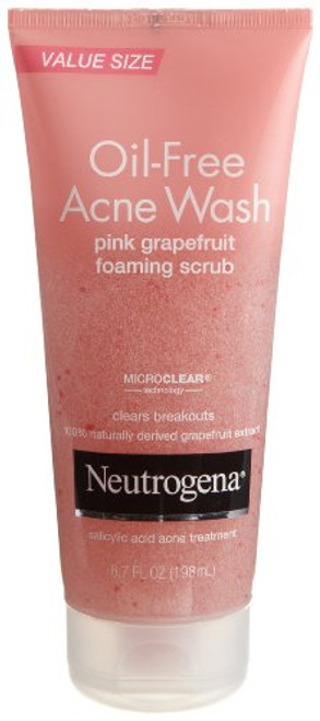 Neutrogena Oil Free Pink Grapefruit Acne Face Wash with Vitamin C Salicylic Acid Acne Treatment Medicine Gentle Foaming Vitamin C Facial Scrub to Treat and Prevent Breakouts 67 fl oz Pack of 2 Neutrogena Oil Free Pink Grapefruit Acne Face Wash with Vitamin C Salicylic Acid Acne Treatment Medicine Gentle Foaming Vitamin C Facial Scrub to Treat and Prevent Breakouts 67 fl oz Pack of 2