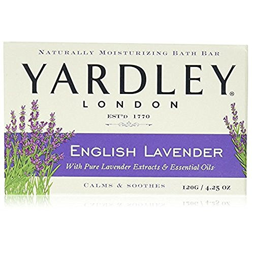 Yardley London Moisturizing Bar English Lavender with Essential Oils 425 oz Pack of 24