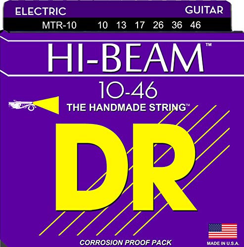 DR Strings Electric Guitar Strings HiBeam Hex Core 1046