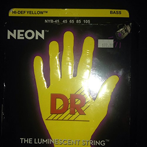 DR Strings HIDEF NEON Bass Guitar Strings NYB45
