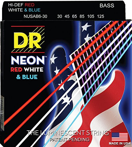 DR Strings HIDEF NEON Bass Guitar Strings NUSAB630