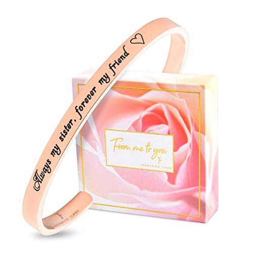 Sister Bracelet  Birthday Gifts for Sister from SisterBrother  Always My Sister Forever My Friend  Perfect Sister Gifts for Women I Sister Jewelry I Sister Present