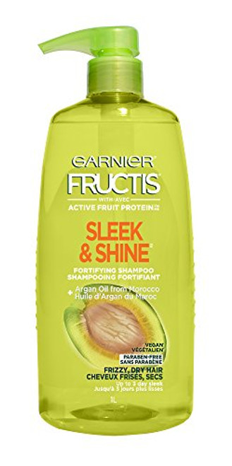 Garnier Fructis Sleek  Shine Shampoo Frizzy Dry Unmanageable Hair 338 fl oz