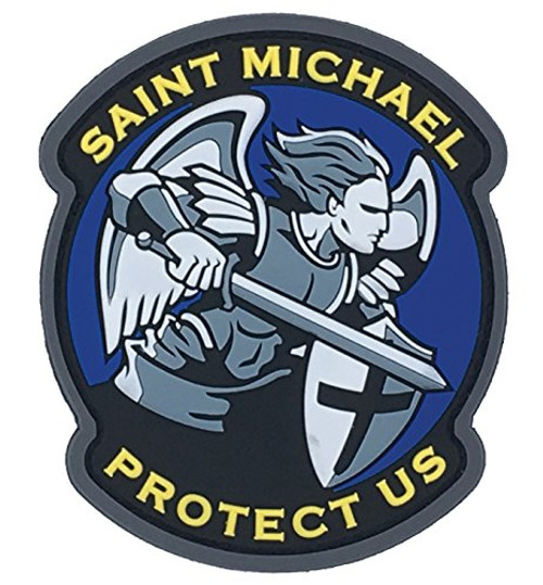 Saint Michael Modern PVC Patch Saint Michael Modern PVC Patch