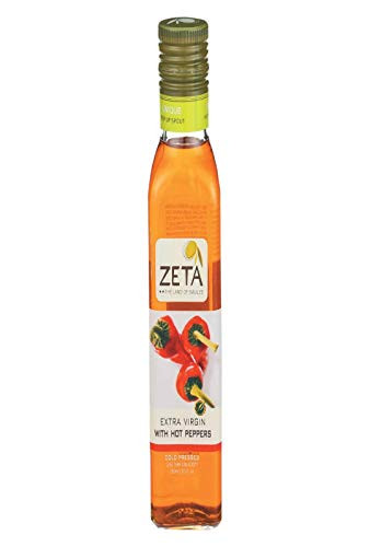 Zeta The Land Of Galilee Oil Olive Extra Virgin With Hot Peppers 845 Fl Oz