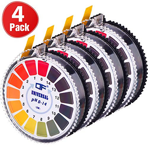 Universal pH Test Paper Strips pH Test Strips Roll pH Measure Full Range 014? 164 ftRoll 4 Rolls