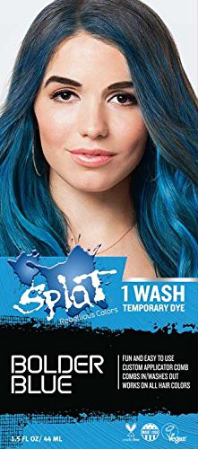 Splat 1 Wash Temporary Hair Dye Bolder Blue