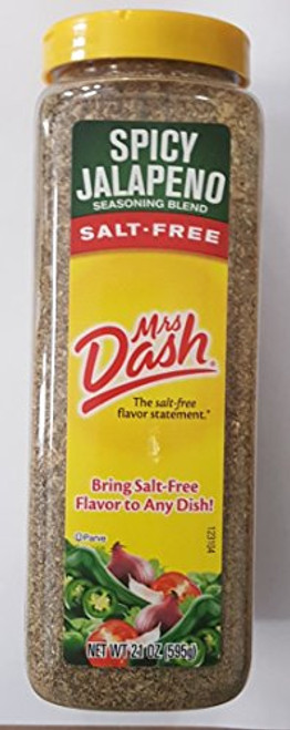 Mrs Dash Salt Free Spicy Jalapeno Seasoning Blend 21 Ounce