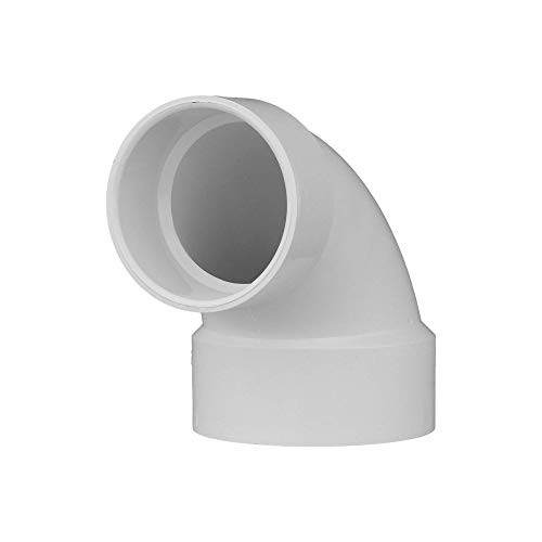 Charlotte Pipe 3" X 4" DWV Closet Bend Reducing Hub X Hub PVC DWV (Drain, Waste and Vent) Schedule 40 (Single Unit)