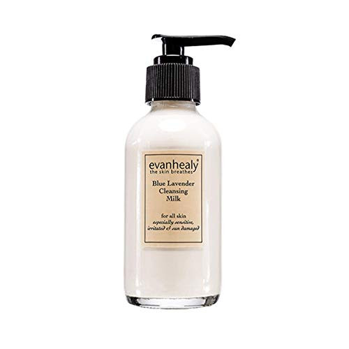 evanhealy Blue Lavender Cleansing Milk  Calms and Treats Reactive Skin  Moisturizing Gentle Deep Clean For Sensitive Skin