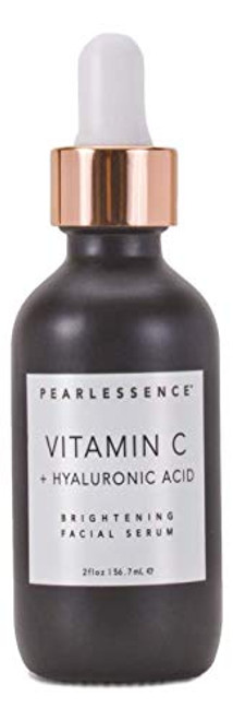 Pearlessence Brightening Facial Serum Vitamin C and Hyaluronic Acid 2 fl oz