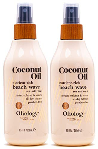 Oliology Coconut Oil Beach Wave Sea Salt Mist Spray 8 Oz 2 Pack
