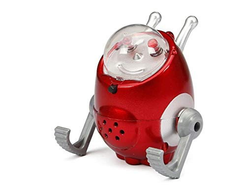 Giggle Bots  Wacky Wobbler  Red Version  Lights and Sounds Robot Toy
