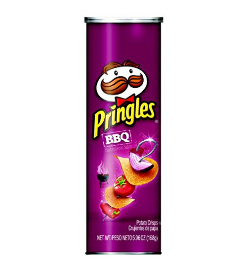 Pringles BBQ Potato Chips 596 oz Cans  Pack of 2