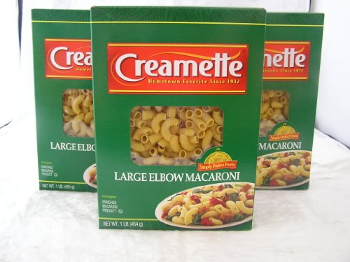 Creamette Large Elbow Macaroni Noodles 1 Three 3 Boxes