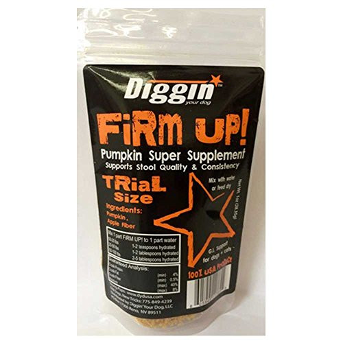 Diggin Your Dog Firm Up Pumpkin Super Supplement for Digestive Tract Health for Dogs 1Ounce Diggin Your Dog Firm Up Pumpkin Super Supplement for Digestive Tract Health for Dogs 1Ounce