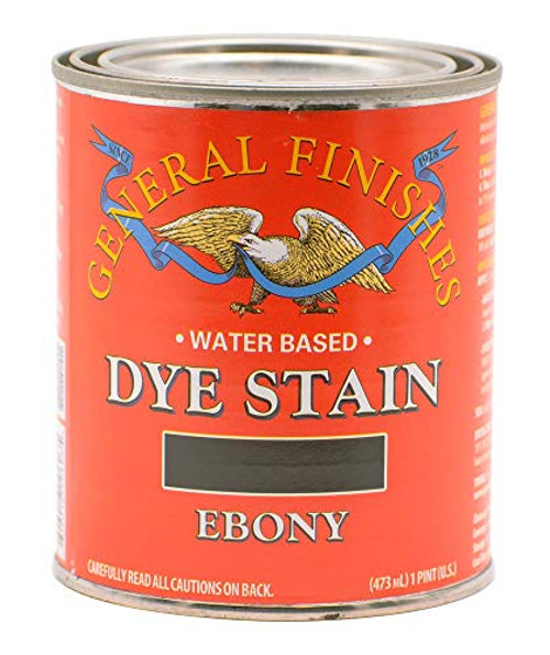 General Finishes Water Based Dye 1 Pint Ebony
