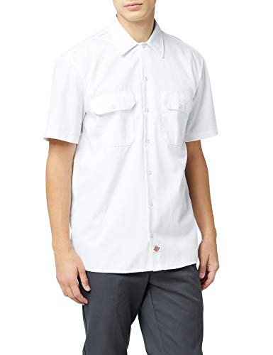 Dickies Mens BigTall ShortSleeve Work ShirtWhite4X