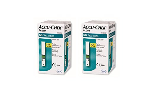 Accu Chek Activ 50 Test Strips  Pack of 2