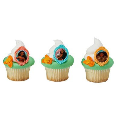 Moana Voyagers Cupcake Rings  24 pc