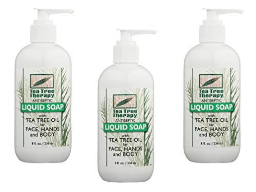 Tea Tree Therapy Tea Tree Antibacterial Liquid Soap 8 oz 3Pack