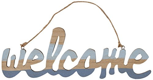 Worth Imports 16 Wood Welcome Sign