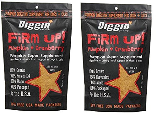 Diggin Your Dog xMlJxQ Firm Up Pumpkin Supplement Pumpkin and Cranberry 95H X 65W X 25D Pack of 2 Diggin Your Dog xMlJxQ Firm Up Pumpkin Supplement Pumpkin and Cranberry 95H X 65W X 25D Pack of 2