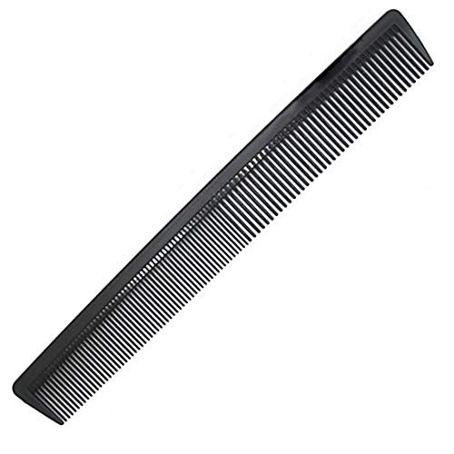 Carbon Fiber Cutting Comb Professional 83 Hair Dressing Comb Anti Static Heat Resistant Comb For All Hair Types Fine and Wide Teeth Hair Barber Comb