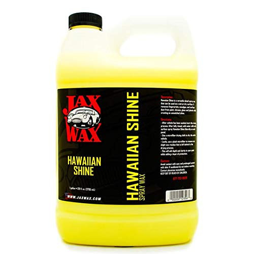 Jax Wax Hawaiian Shine Carnauba Car Wax Quick Detail Spray 1 Gallon Jax Wax Hawaiian Shine Carnauba Car Wax Quick Detail Spray 1 Gallon