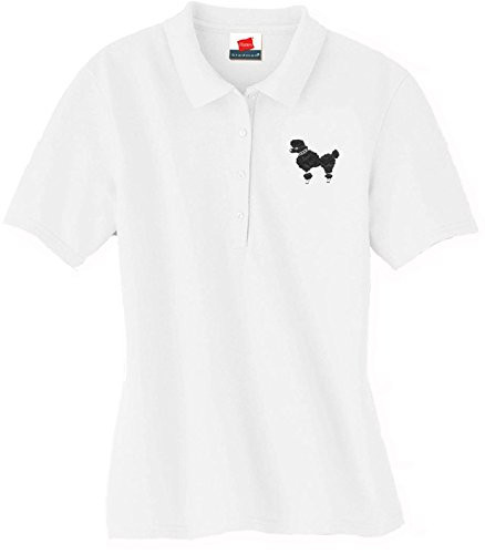 Hip Hop 50s Shop Poodle Skirt Shirt  White 3XLarge Black