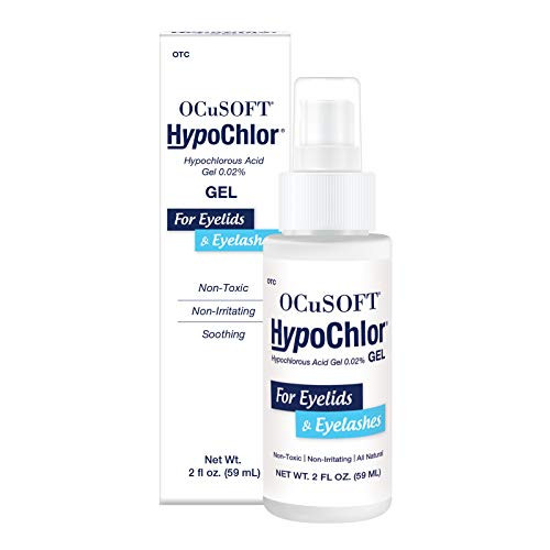 OCuSOFT Hypochlor Gel Formulation Hypochlorous Acid 002 59 Milliters for Irritated Eyelids Associated with Blepharitis Dry Eyes Meibomian Gland Dysfunction and Styes