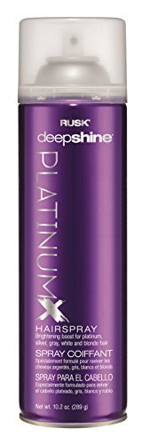 RUSK Deepshine PlatinumX Hairspray 10 oz