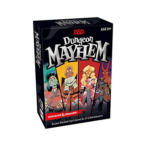 Dungeon Mayhem | Dungeons & Dragons Card Game | 24 Players, 120 Cards