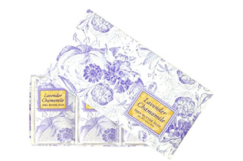 Greenwich Bay Trading Co Shea Butter Soap 129 Ounce Lavender Chamomile 3 Pack